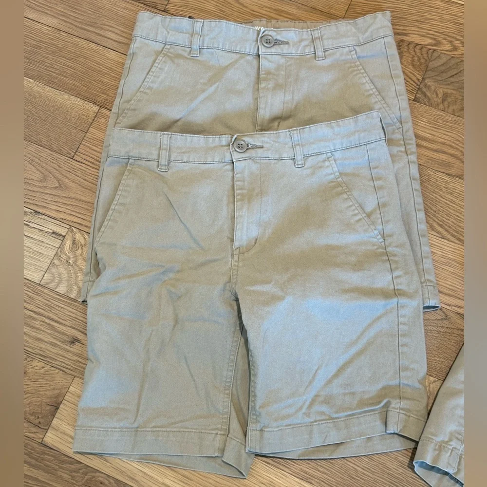 Boys School Uniform Bundle of 4 Khaki Shorts Gap Old Navy 12